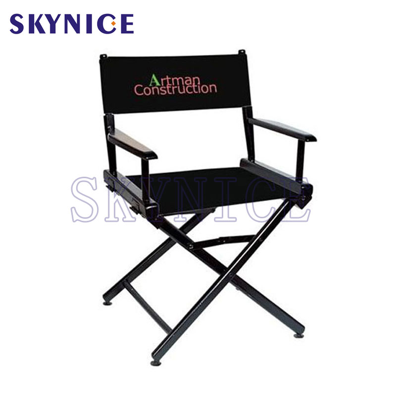 Natural frame Custom Wooden Folkeble Director Chair with LOGO